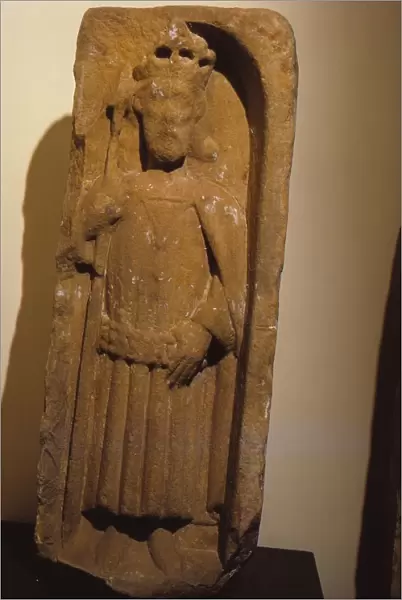 Relief figure of King Olaf, from St. Magnus Cathedral, Kirkwall, Orkney, 20th century