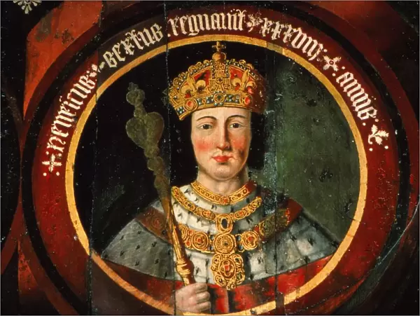 Painting of King Henry VI of England (1422-1461) at Chichester Cathedral, England, 20th century. Artist: CM Dixon