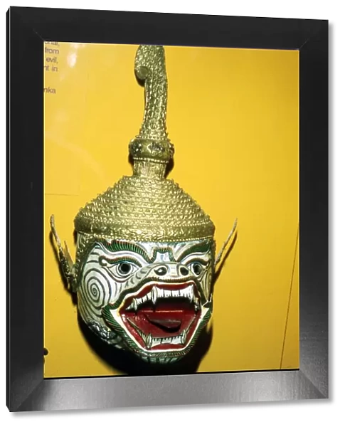 Dance-mask of Hanuman, Monkey-god hero of the Ramayana, Cambodia, 20th Century
