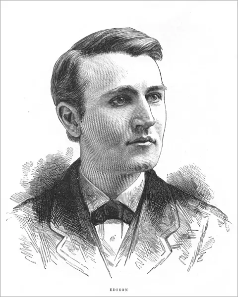Thomas Alva Edison, American inventor, c1879