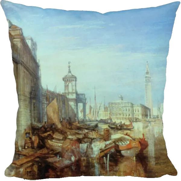 Bridge of Sighs, Ducal Palace and Custom-House, Venice: Canaletti Painting, 1833. Artist: JMW Turner