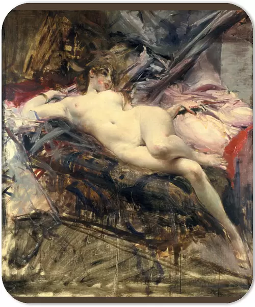 Reclining Nude, late 19th  /  early 20th century. Artist: Giovanni Boldini