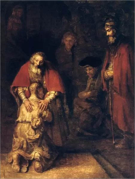 The Return of the Prodigal Son, c1668. Artist: Rembrandt Harmensz van Rijn