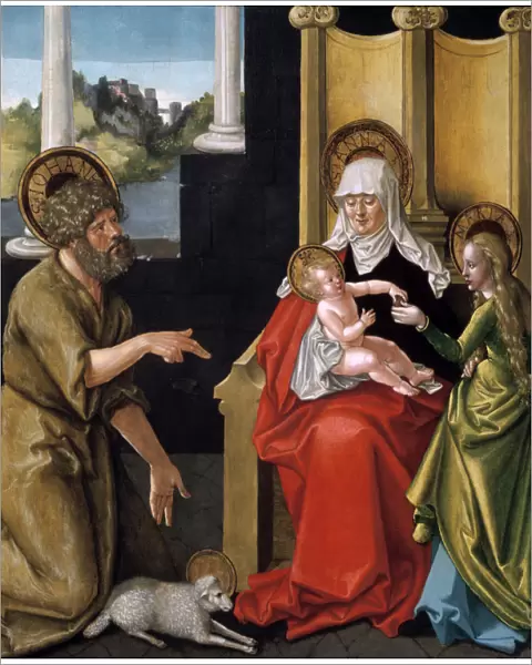 Saint Anne with the Christ Child, the Virgin, and Saint John the Baptist, c1511. Artist: Hans Baldung