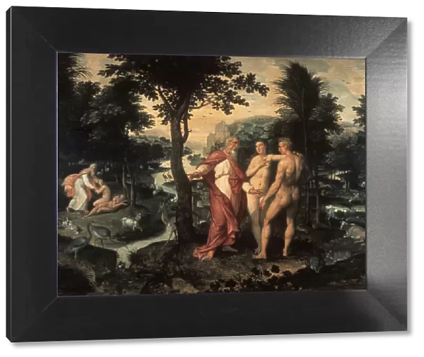 The Garden of Eden, c1580. Artist: Jacob de Backer