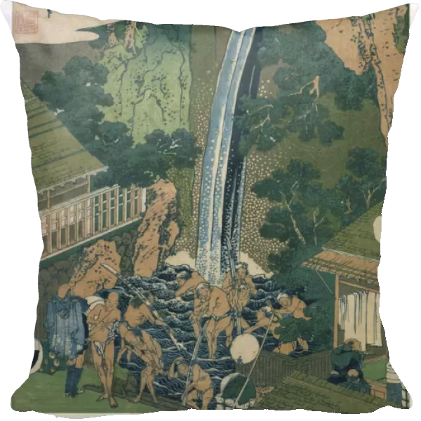 Waterfall of Roben, Oyama, Japan, 1827. Artist: Hokusai