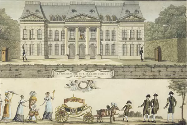 The First Steps of the King of Rome at the Chateau of Meudon, 19th century