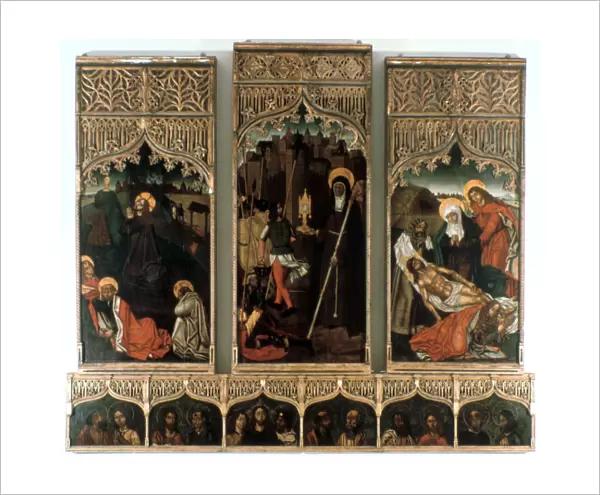 Triptych of Santa Clara, 1486. Artist: Mestre Hilarius