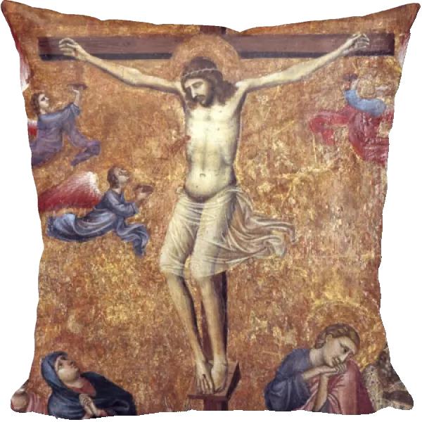 The Crucifixion, (part of a diptych), early 14th century. Artist: Pacino di Bonaguida