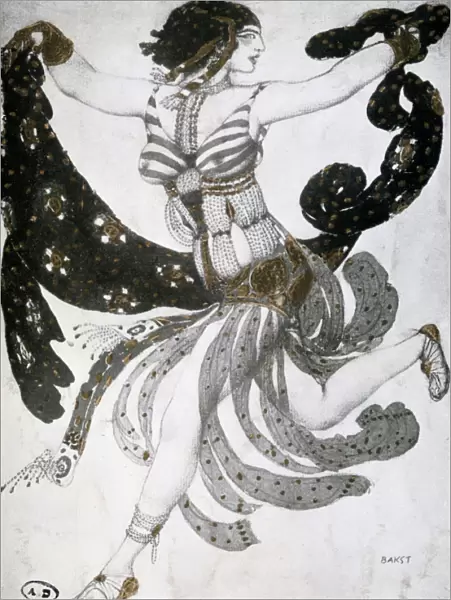 Cleopatra, ballet costume design, 1909. Artist: Leon Bakst