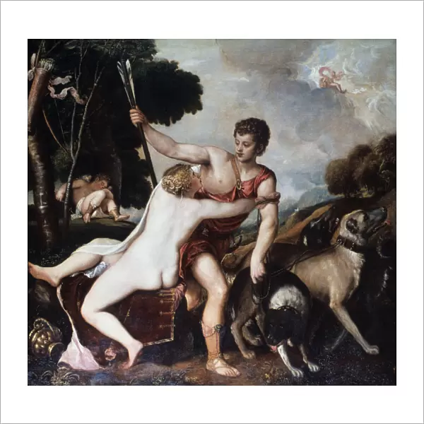 Venus and Adonis, 1553. Artist: Titian