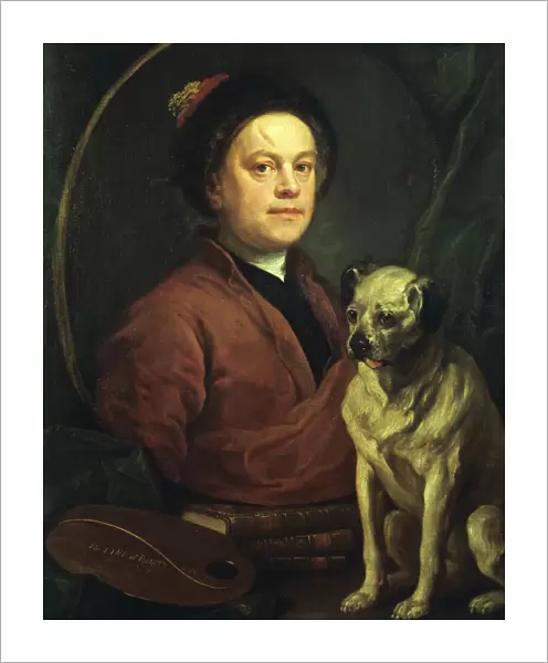The Painter and his Pug, 1745. Artist: William Hogarth