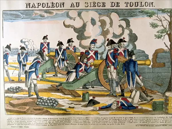 Napoleon at the Siege of Toulon, 1793, (c1835). Artist: Francois Georgin
