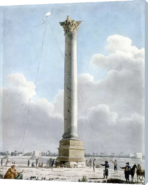 Pompeys Column, Alexandria 1798, 1798. Artist: Vivant Denon