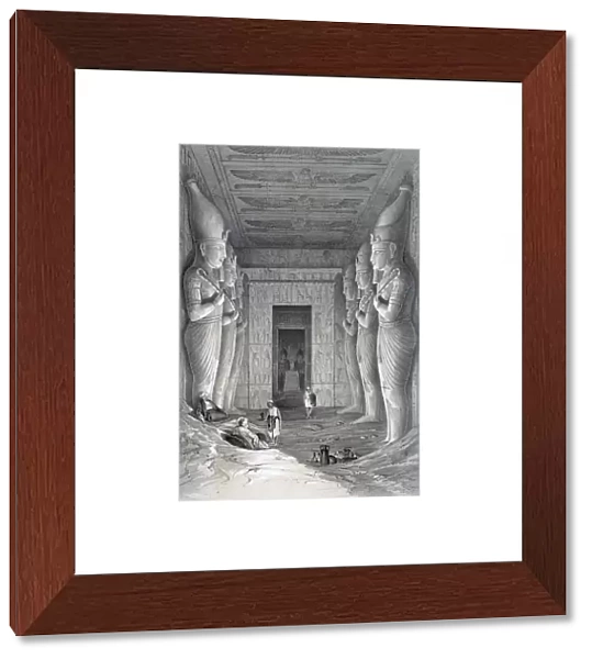 Interior of the Great Temple, Abu Simbel, 19th century. Artist: George Moore