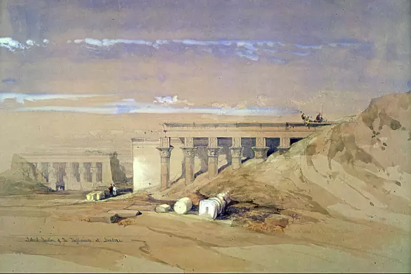 Lateral View of the Temple called Typhonaeum at Dendera, Egypt, 19th century. Artist: David Roberts