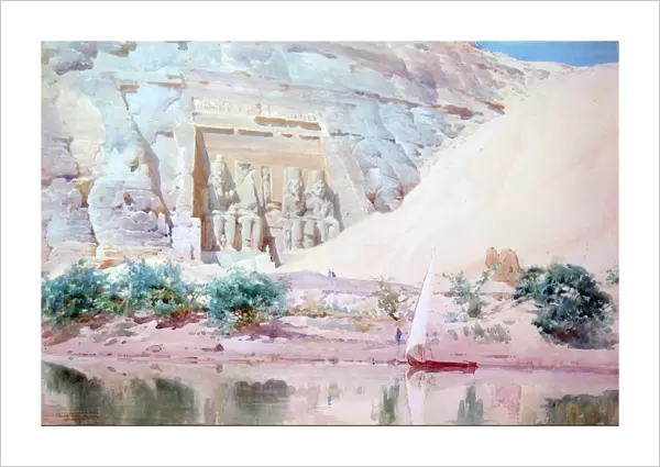 Temple of Abou Simbel, Egypt, 1897-1934. Artist: Robert Talbot Kelly