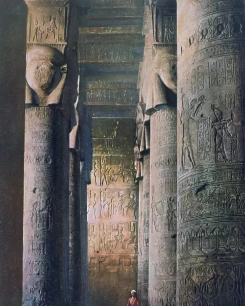 The Grand Hall, Temple of Hathor, Dendera, Egypt, 20th century