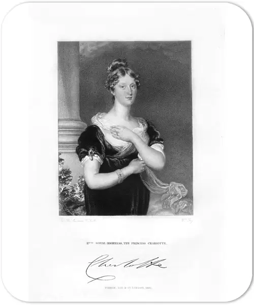 Princess Charlotte, 19th century. Artist: W Fry