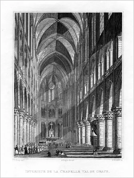 La Chapelle du Val de Grace, Paris, France, 1829. Artist: Benjamin Winkles