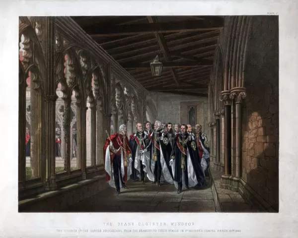 The Deans Cloister, Windsor, 10 March 1863