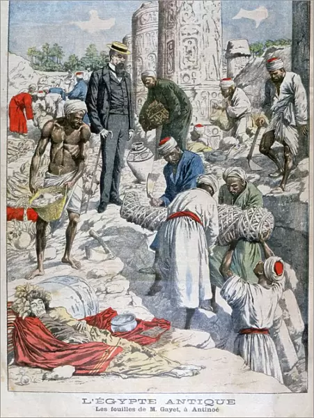 The excavations of Antinopolis, Egypt, by Albert Gayet, 1904