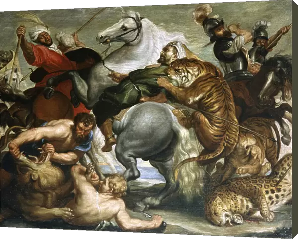 Tiger, Lion And Leopard Hunt, 1616. Artist: Peter Paul Rubens
