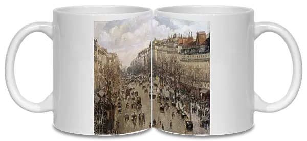 Boulevard Montmartre in Paris, 1897. Artist: Camille Pissarro