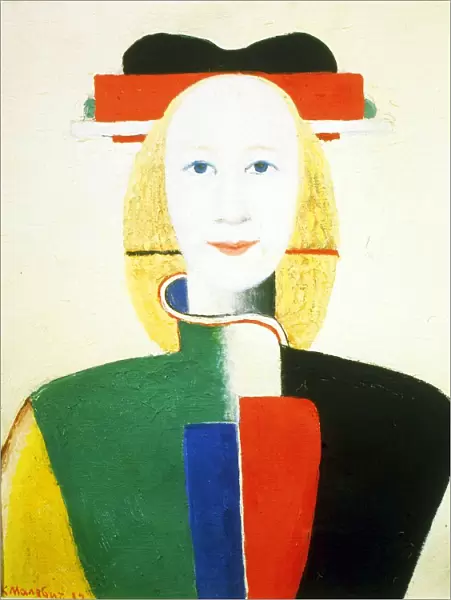 A Girl with a Comb, 1932-1933. Artist: Kazimir Malevich