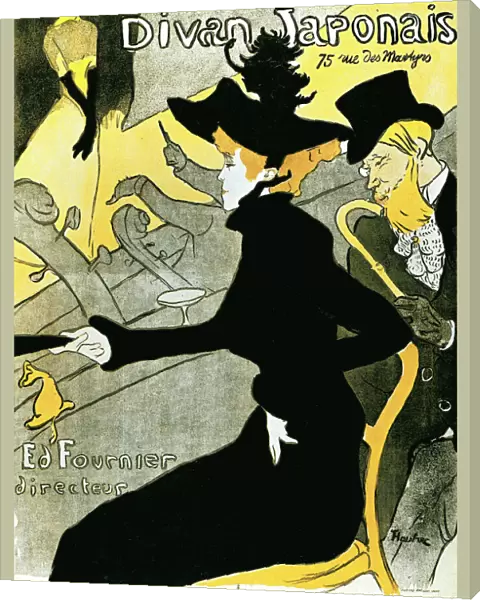 Divan Japonais (poster), 1892. Artist: Henri de Toulouse-Lautrec