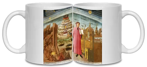 Dante and the Divine Comedy (The Comedy Illuminating Florence), 1464-1465. Artist: Domenico di Michelino
