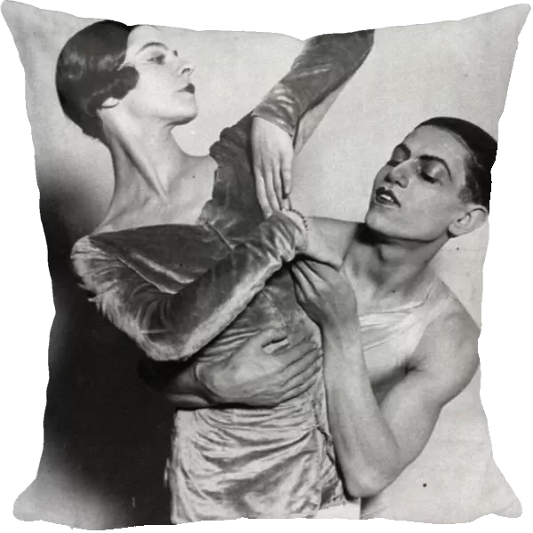 Alice Nikitina and Serge Lifar, Russian ballet dancers, 1924