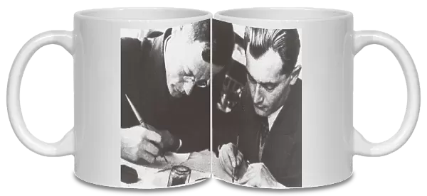 Writers Ilya Ilf and Yevgeny Petrov, 1932