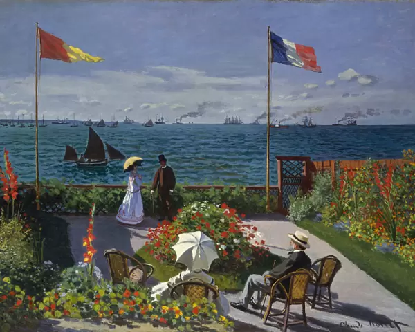Terrasse a Sainte-Adresse, 1866-1867. Artist: Monet, Claude (1840-1926)