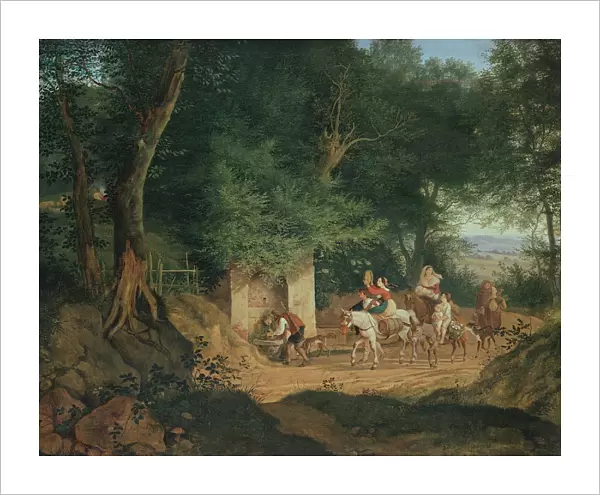 The Well in the Wood at Ariccia, 1831. Artist: Richter, Gustav (Karl Ludwig) (1823-1884)