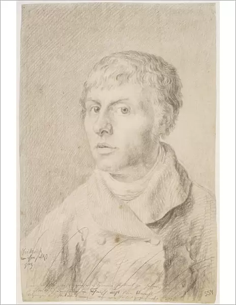 Self-Portrait, 1800. Artist: Friedrich, Caspar David (1774-1840)
