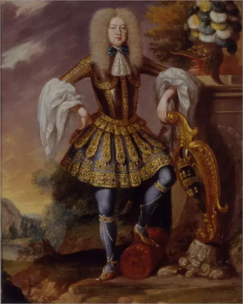 A Man in Fancy Dress, Early 18th cen Artist: German master