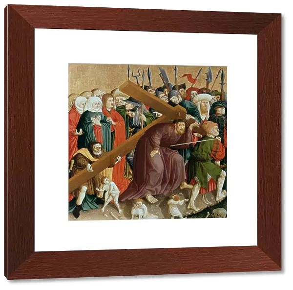 Christ carrying the Cross. The Wings of the Wurzach Altar, 1437. Artist: Multscher, Hans (c. 1400-1467)