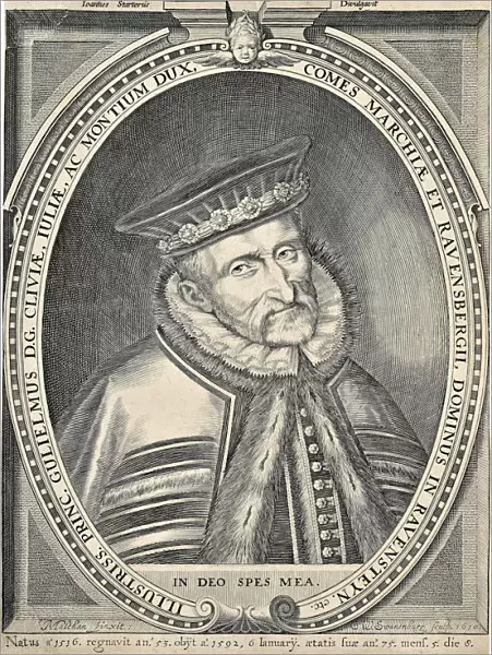 Portrait of Duke William of Julich-Cleves-Berg (1516-1592), 1610. Artist: Swanenburgh, Willem van (1582-1616)