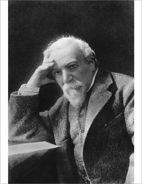 Robert Browning, English poet and playwright, late 19th century. Artist: W H Grove