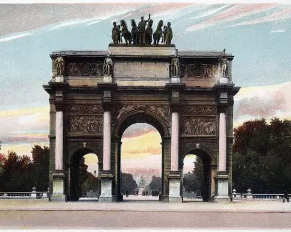 Arc de Triomphe, Paris, c1900