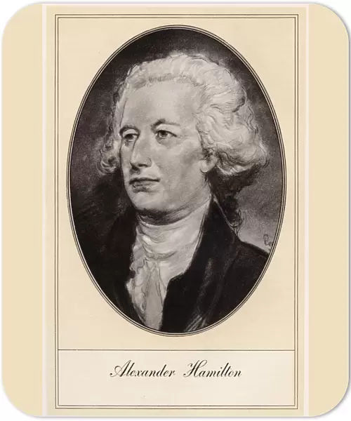 Alexander Hamilton, American politician, (early 20th century). Artist: Gordon Ross