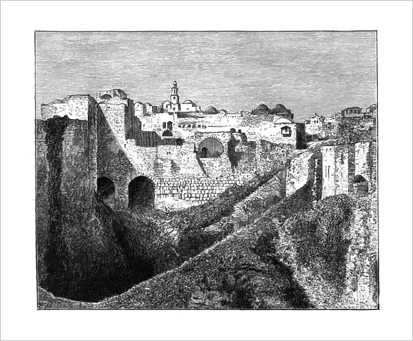 The southern ramparts of Jerusalem, c1890