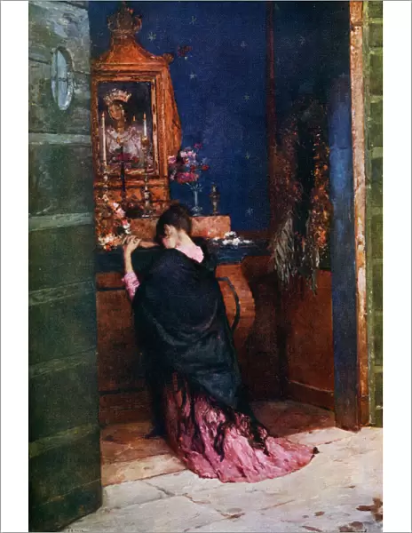 A Prayer to the Madonna, c1877-1912, (1912). Artist: Maurice Bompard