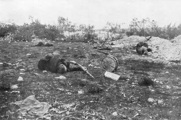 German dead, Second Battle of Champagne, France, September 25-November 6 1915