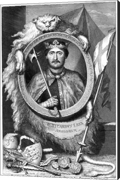 Richard I, King of England. Artist: George Vertue