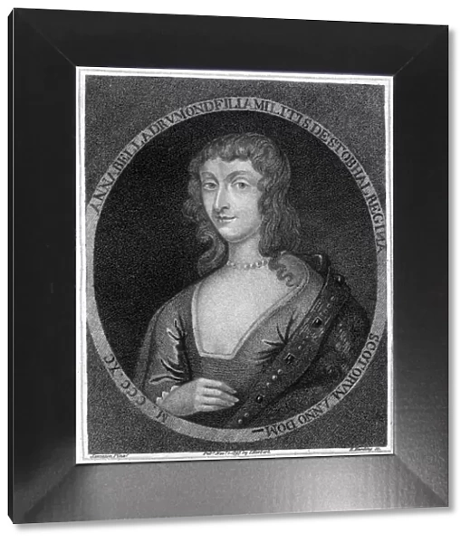 Anabella Drummond, queen consort of Robert III of Scotland, (1797). Artist: E Harding