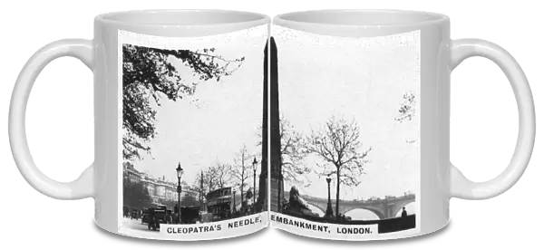 Cleopatras Needle, Embankment, London, c1920s