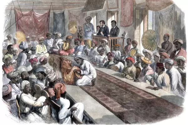 Sale at Calcutta of valuable government presents and Lucknow jewels, 1860