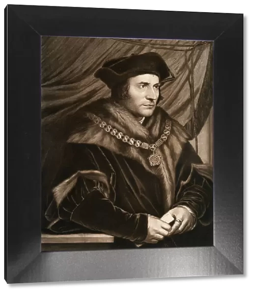 Sir Thomas More, 1527, (1902). Artist: Hans Holbein the Younger